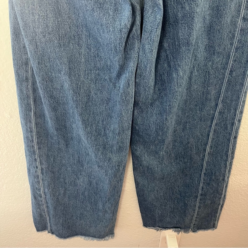 VICI Los Angeles Wide Leg Raw Hem Jeans Size 29 - Picture 10 of 12